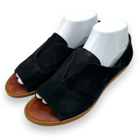 4 for $40 SALE! 1.State Cassidee Suede Open Toe Casual Sandals, Black, Size 8M - Picture 5 of 11